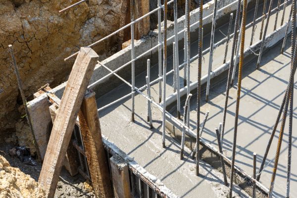 Concrete Footing Pouring in Iowa City