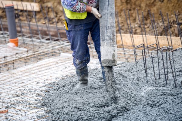 Cabin Foundation Pouring in Iowa City